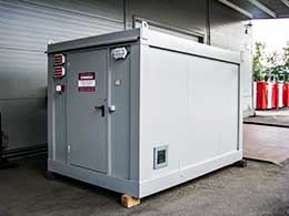 Дизельный генератор мощностью 100 кВт в блок-контейнере
