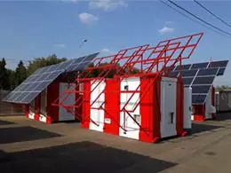 Контейнерная солнечно-дизельная электростанция