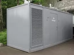 Дизель-генератор ДГУ 400 кВт/500 кВА в блок-контейнере.
